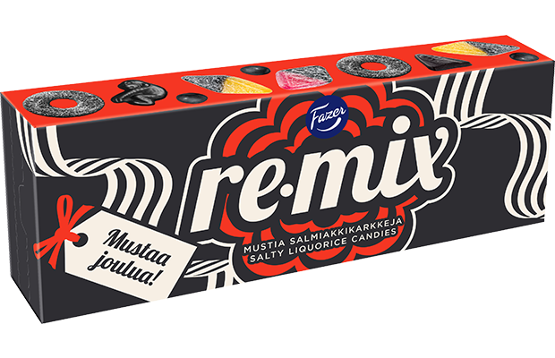 Fazer Remix Black Christmas Candy Box