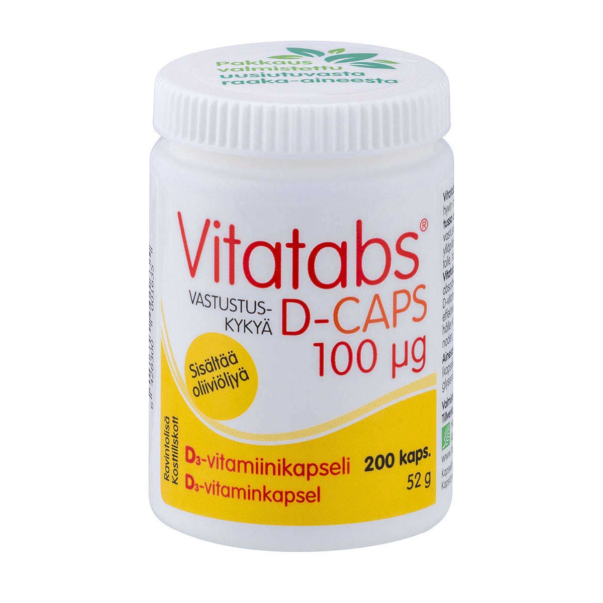Vitatabs D-Caps 100 ”g