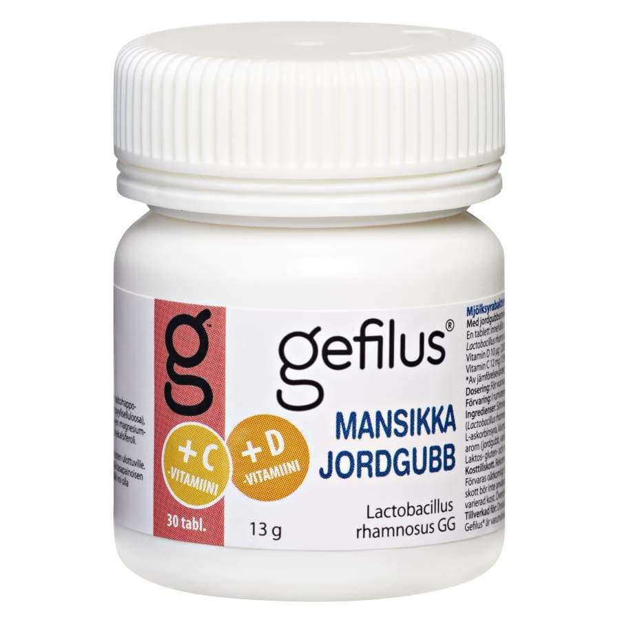 Gefilus Lactic Acid + Vitamin D Strawberry – product image 2