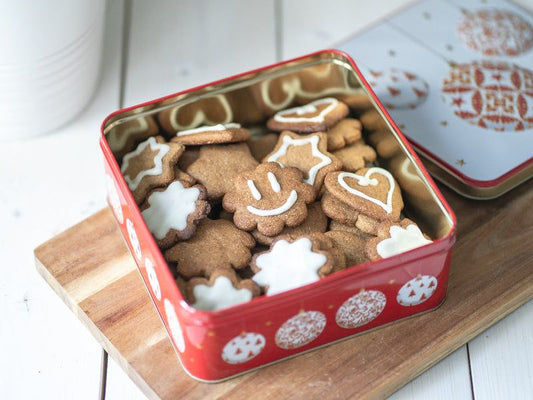 Vegan buckwheat gingerbread cookies