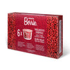 Roberts Berrie Berrie Lingonberry & Cranberry juice comes in a red rectangular box with berry images, containing six single-serve cups. Packaging features text in Finnish and English: "Your Daily Berries.