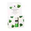 A 10ml Emendo Sauna Fragrance Mint bottle is shown in white packaging with green leaves and Finnish text. This Emendo aroma blends eucalyptus and peppermint, creating a refreshing scent for your sauna experience.
