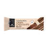 A beige and brown Foodin Clean & Real Protein Bar Crispy Chocolate Bliss wrapper, 55g, features chocolate graphics, 20g protein, and no added sugar.