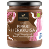 Foodin Gingerbread Hazelnut Raw Chocolate Spread features a brown, pink, and white label with the product name and organic certification—an ideal festive vegan treat for Christmas.
