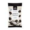 A beige and black 170g package of Foodin Licorice Dates features illustrated licorice pieces, Finnish and English text, and the Finnish Key Flag symbol signifying domestic production.