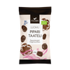 Enjoy Foodin Organic Gingerbread Dates—a 170g gluten-free snack with natural sweetness. The package features brown and pink graphics, organic Finnish origin label, and text in Finnish and English.