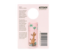 The Gustaf & Linnea Moomin Lipbalm Sniff features a pink tube with an adorable Sniff illustration and sits on a matching floral card. This eco-friendly lip balm blends cute Gustaf & Linnea design with gentle lip care.