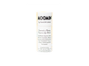 A Gustaf & Linnea Moomin Lipbalm Snufkin tube with black text on a white label listing ingredients and branding, made with natural beeswax, is shown against a plain light background.