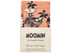 The Gustaf & Linnea Moomin Beeswax Food Wrap is a set of three peach-colored, reusable wraps with black Moomin and flower illustrations, packaged in a cardboard sleeve labeled MOOMIN by Gustaf & Linnea.