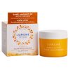 A new Lumene Nordic-C Glow Moisturizer jar and box, featuring Vitamin C and arctic cloudberry, uses 44% less packaging for a more sustainable skincare choice.