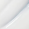 Close-up of a smooth, glossy white surface with a diagonal crease, reflecting the gentle makeup removal experience of Lumene Nordic Hydra Oat Milk Oil Cleanser for sensitive skin, with subtle shadow and shine.