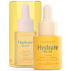 A yellow bottle of Luonkos Bliss Facial Oil Serum with a dropper, suitable for dry to sensitive skin. This fragrance-free serum by Luonkos stands in front of its matching yellow box packaging.