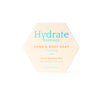 Luonkos Hydrate Essence Hand & Body Soap is a gentle, fragrance-free bar with natural plant oils, ideal for dry to sensitive skin. The packaging features Luonkos branding at the bottom.