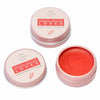 Three small Luonkos Loved Special Edition Candy Red Lip Balm tins are shown. Two display the label, while one is open to reveal the vibrant red beeswax lip balm inside.