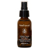 Mo'Forest Forest Rain Face Mist in a 60 ml amber glass spray bottle with a black pump dispenser, shown on a plain white background.