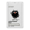 The Moomin Alcohol-Free Antibacterial Hand Spray by Moomin comes in a 20 ml spray bottle with a black spiky cartoon character, delivers 225 sprays, and is alcohol-free for gentle hand hygiene.