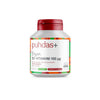 A white bottle with red lid of Puhdas+ Plant-Based Vitamin D3 100 µg.