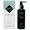 A bottle of Taiga Cosmetics Cleansing Milk Sensitive stands beside its box. Both feature a minimalist black and white design, highlighting this gentle face cleanser by Taiga Cosmetics, made with natural ingredients from Lapland.