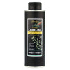 A black 250ml metal bottle of Greenfinn’s Sea Buckthorn & Camelina Oil with a black screw cap features a yellow and white label with plant illustrations, highlighting “Omega 3 + Omega 7” and “cold pressed oil rich in omega-3 fatty acids.”.