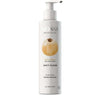 The Mossa Juicy Clean Purifying Creme-Mousse comes in a white bottle with a pump, features a white currant image, and is enriched with natural AHA fruit acids for gentle cleansing care suitable for all skin types.