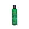 A green bottle of Taika Micellar Water with a black cap features white text on the label and is a gentle, moisturizing 3-in-1 cleanser with birch sap.