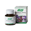 A.Vogel Menoforce Strong by A.Vogel is a supplement for women 45+, packed in a box with a purple flower image and Finnish text, formulated to help relieve menopausal symptoms like hot flushes.