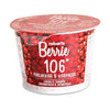 A Roberts Berrie Berrie Lingonberry & Cranberry container, labeled in Finnish and English, features vivid lingonberries and cranberries—promoting this authentic Finnish juice as both a lingonberry and cranberry drink.
