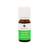 A small brown glass bottle with a white cap, labeled Emendo Sauna Fragrance Birch by Emendo, used for an authentic birch aroma in the sauna, shown on a green and white background.