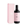Flow Cosmetics Organic Rose Floral Water comes in a sleek black spray bottle with a matching pink box. Made with organic rose water and radish root ferment, it’s the ideal natural toner for your skincare routine.