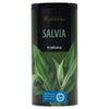 A green canister of Heikkilä’s Sage, a classic herb for meat dishes and natural flavor enhancer, features sage leaf images and Finnish text on the label.