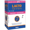 A box of Vitabalans Lacto Seven probiotic supplement with 120 tablets (20% extra) in blue, pink, and orange Finnish-Swedish packaging supports the immune system.