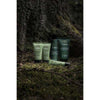 Taika Day Cream by Taika is arranged on mossy ground at the base of a large tree in a forest, with a dark natural background and soft, diffused lighting.